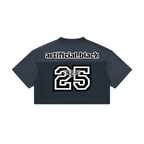 Women’s Artificial Athletics Cropped Paneled V-Neck Jersey