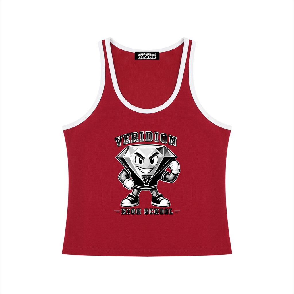 Women's Retro Veridion High Cropped Tank Top