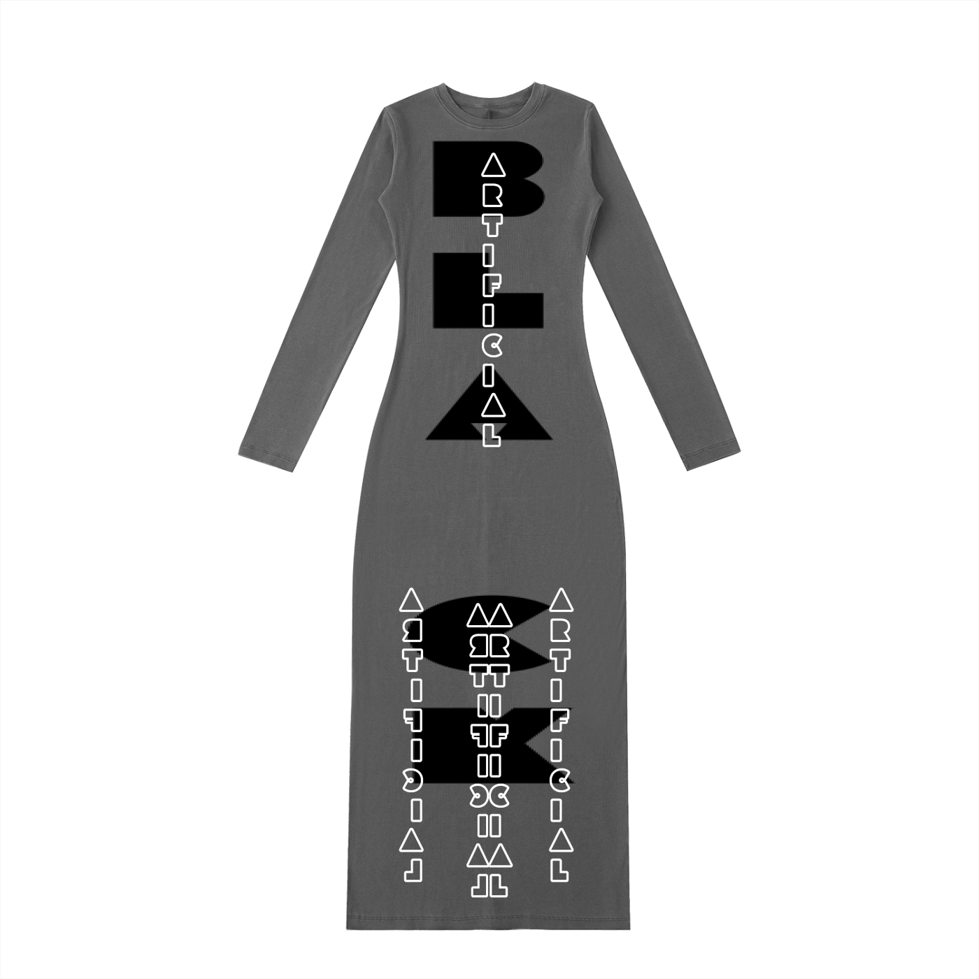 Dyed Washed Slit Maxi Dress