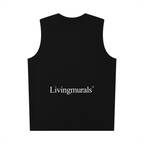 Men’s Livingmurals X Artificial.Black Oversized Cotton Tank