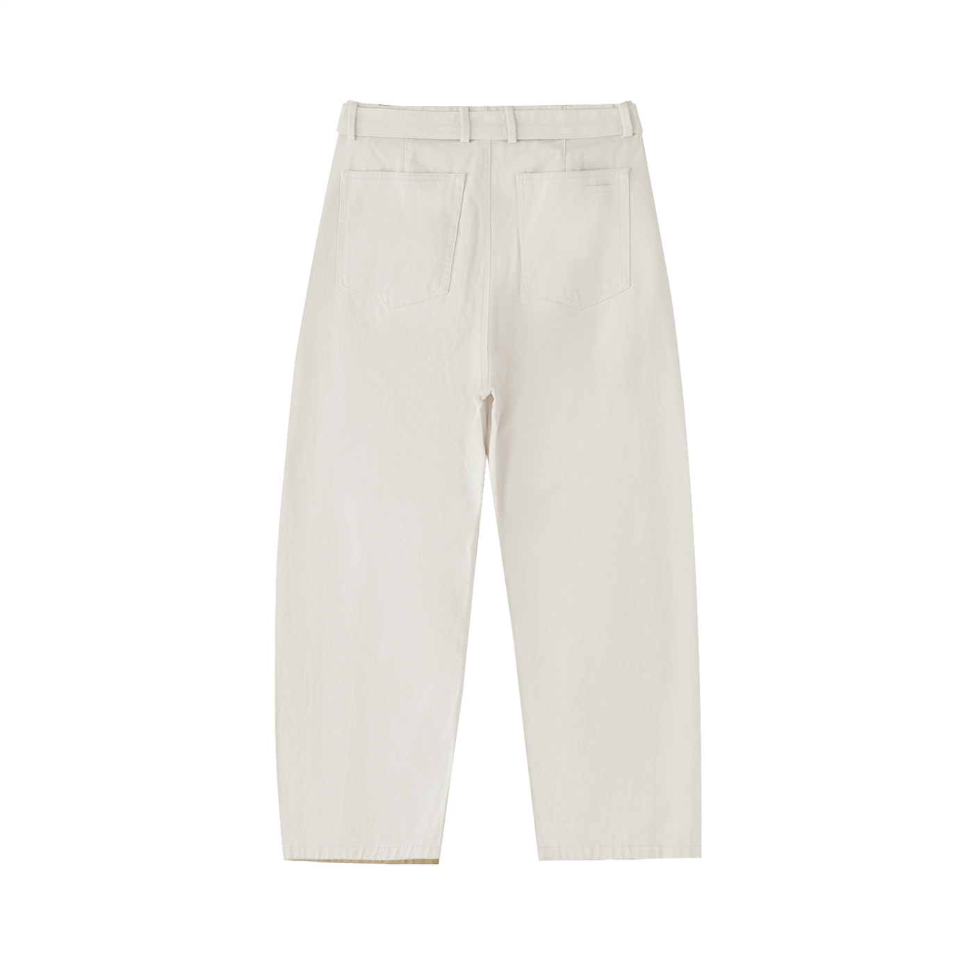 Digital Logo Barrel-leg Chino Pants