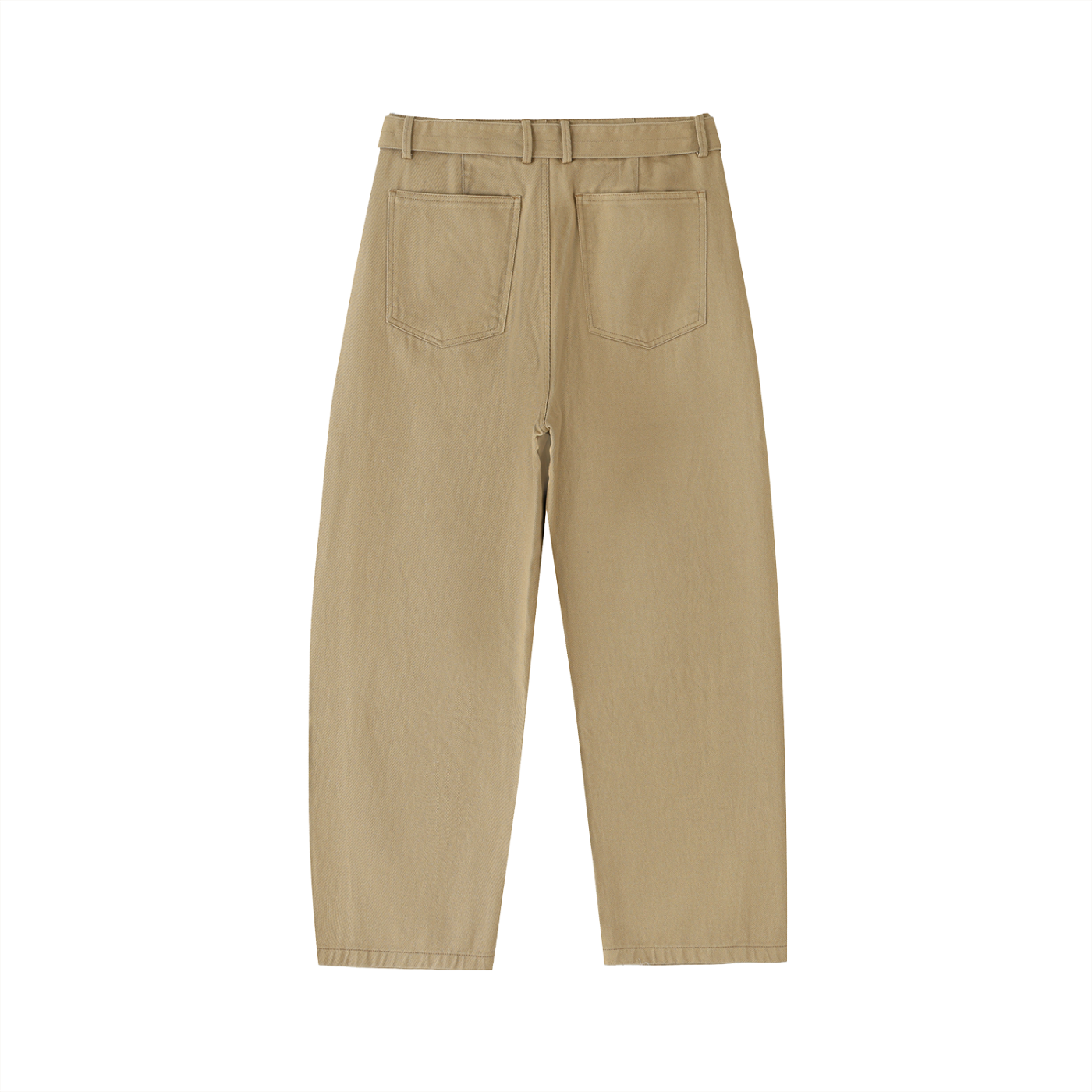 Digital Logo Barrel-leg Chino Pants