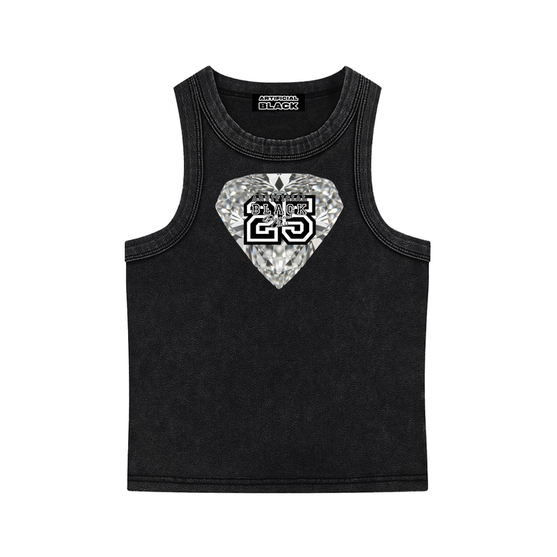 Diamond Class Snow Washed Tank