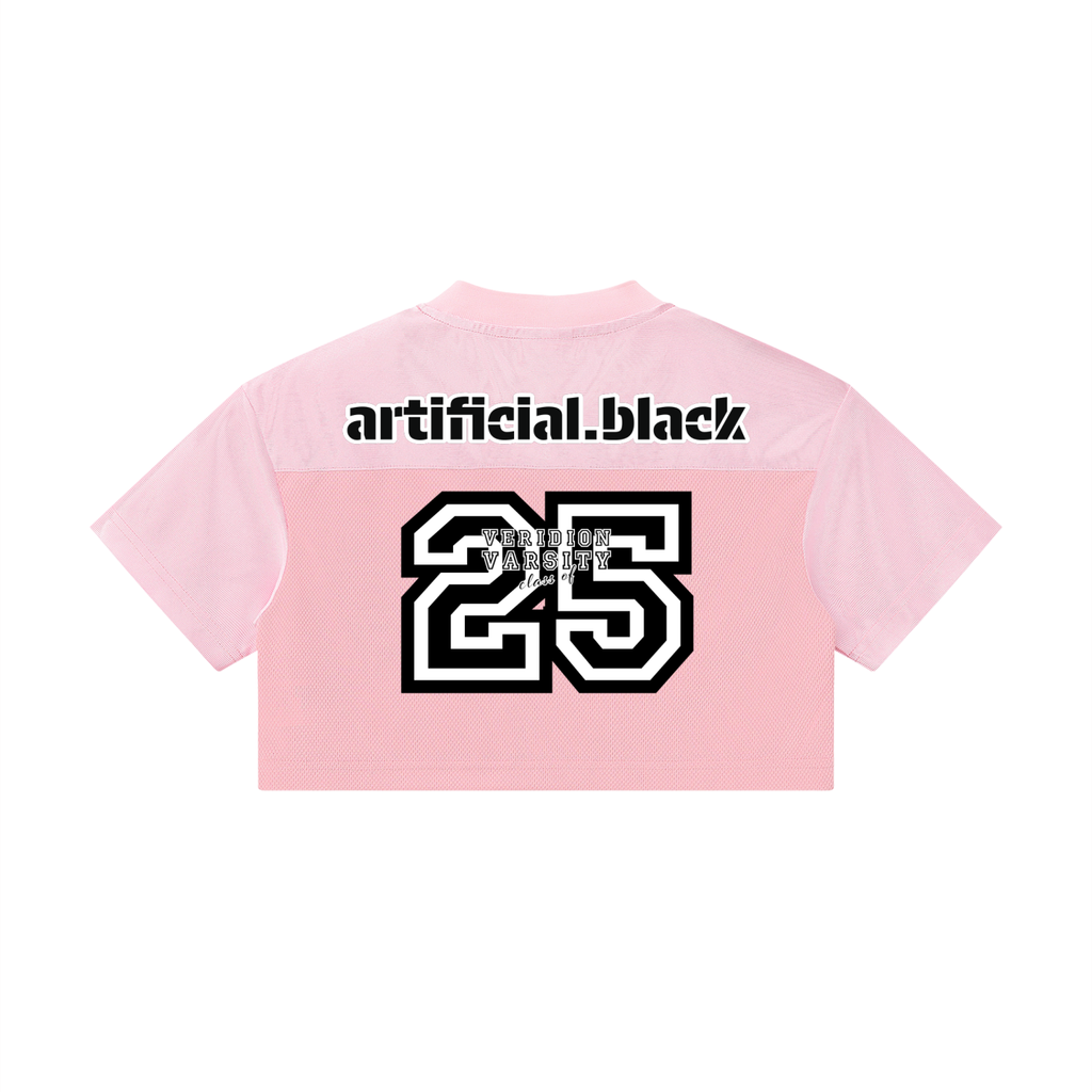 Women’s Artificial Athletics Cropped Paneled V-Neck Jersey