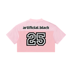 Women’s Artificial Athletics Cropped Paneled V-Neck Jersey