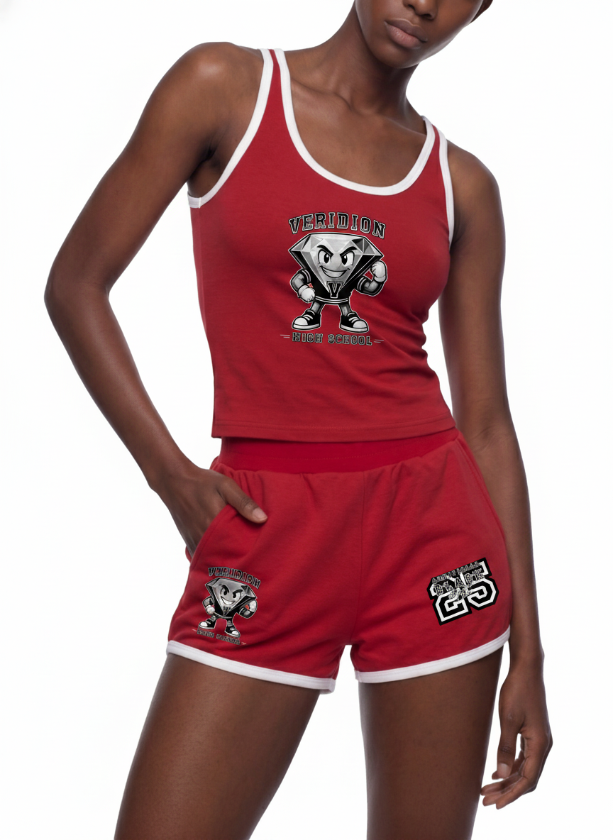 Women's Retro Veridion High Cropped Tank Top