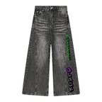 Women’s Vintage Wash Wide Leg Digital Denim