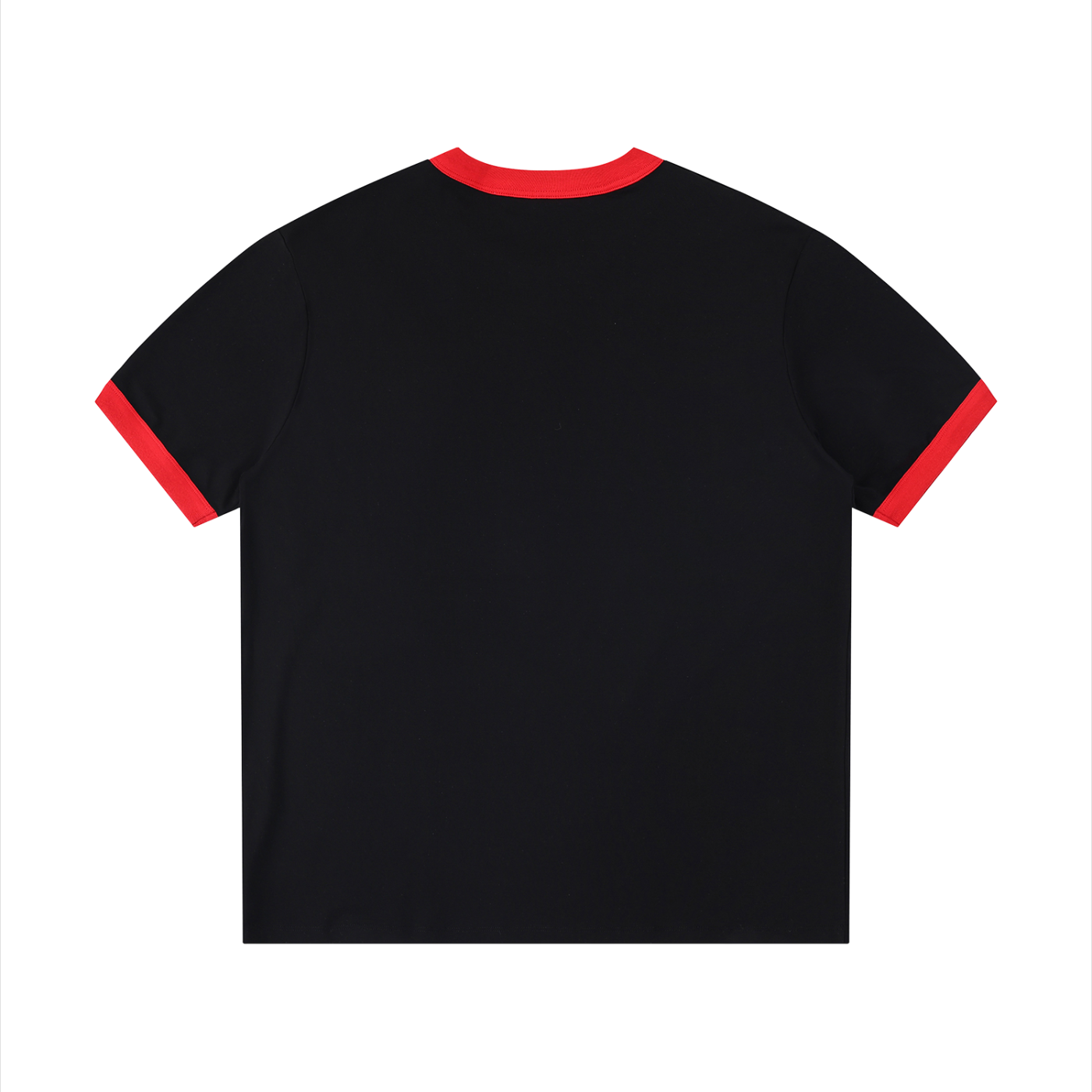 Murder Ink Contrast Edge Ribbed Crewneck T-Shirt