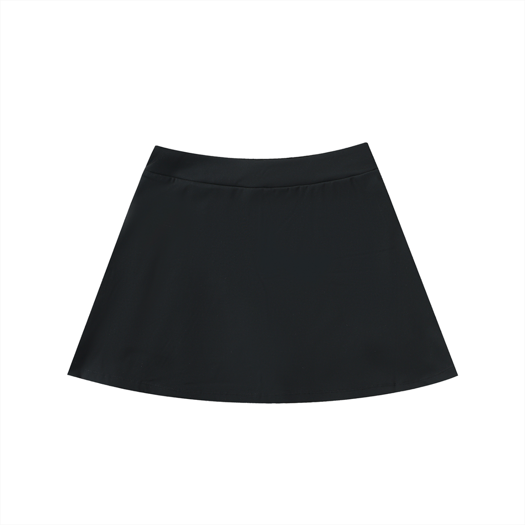 "Digital Time A-Line Mini Skirt"
