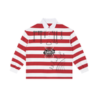 What's Red and White and Black alll over.