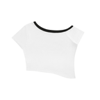 File Not Found Skewed Timeline Off-the-Shoulder T