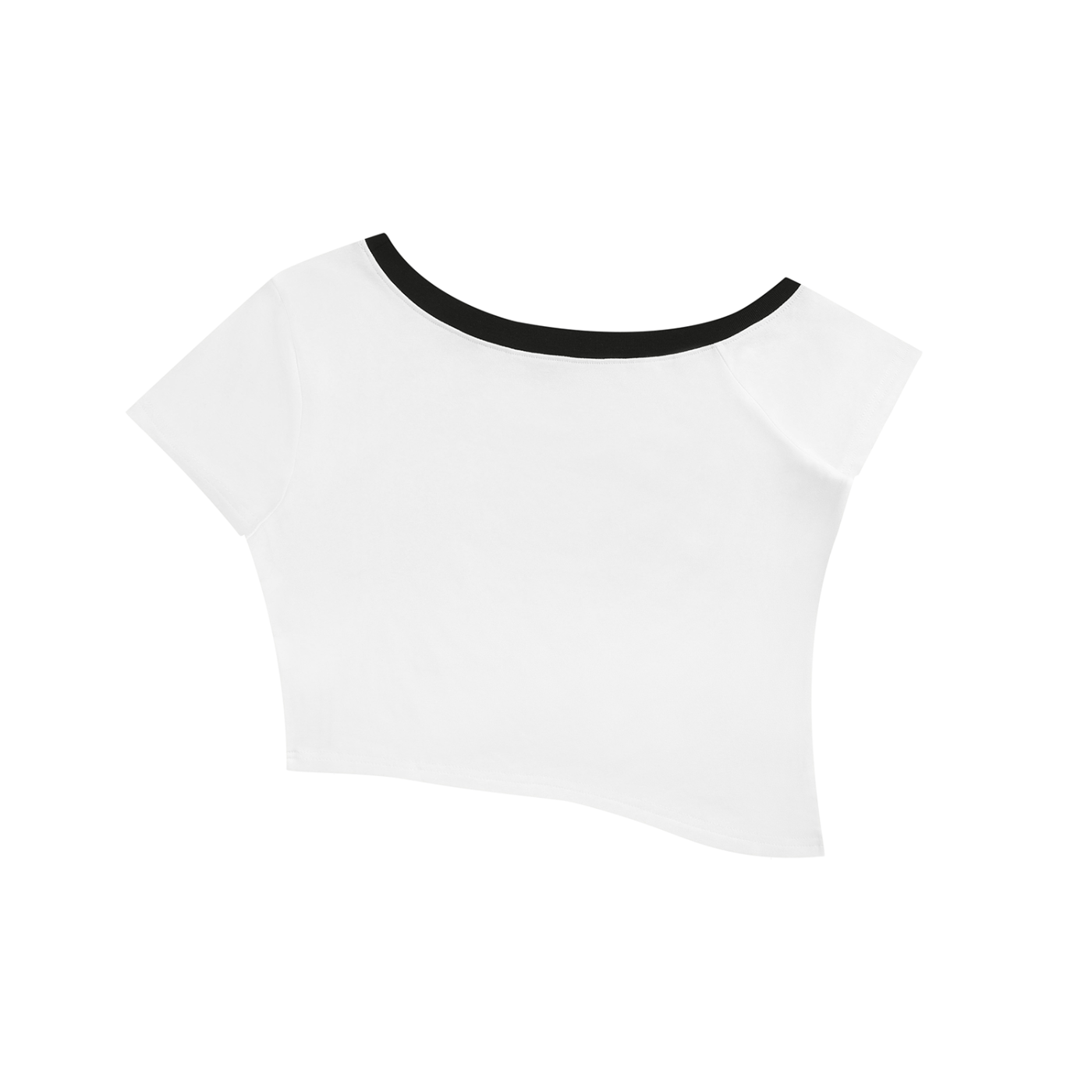 File Not Found Skewed Timeline Off-the-Shoulder T