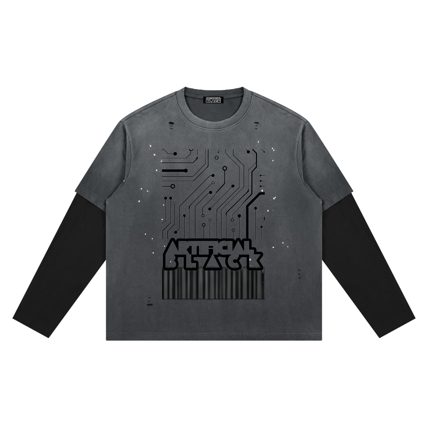 Vintage Digital Distressed Layer T