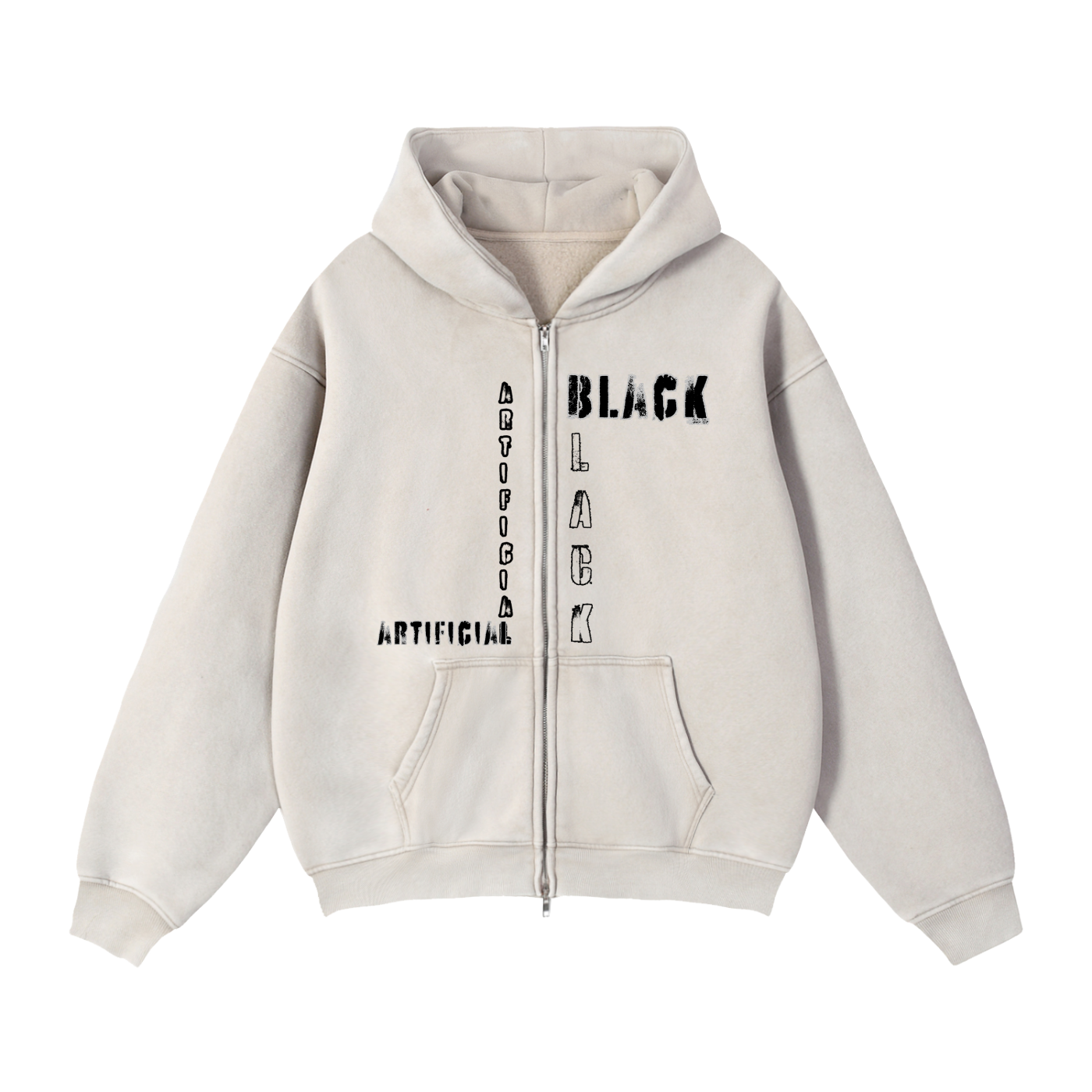 A.B. Crossword Fleece Hoodie