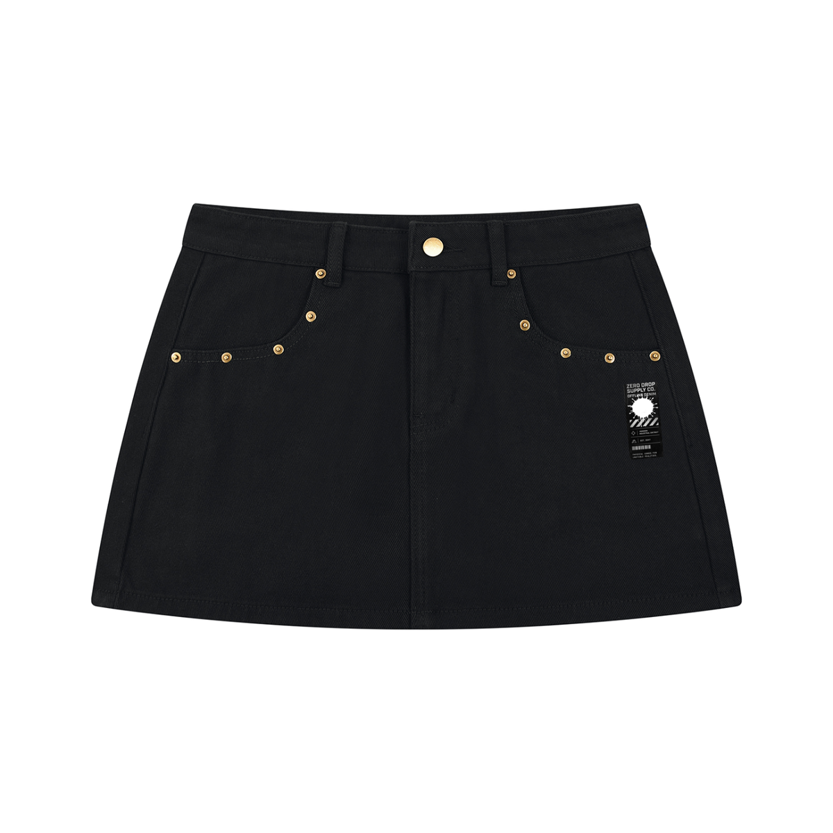Women's Studded Denim Mini Skirt - ZERO DROP SUPPLY CO.