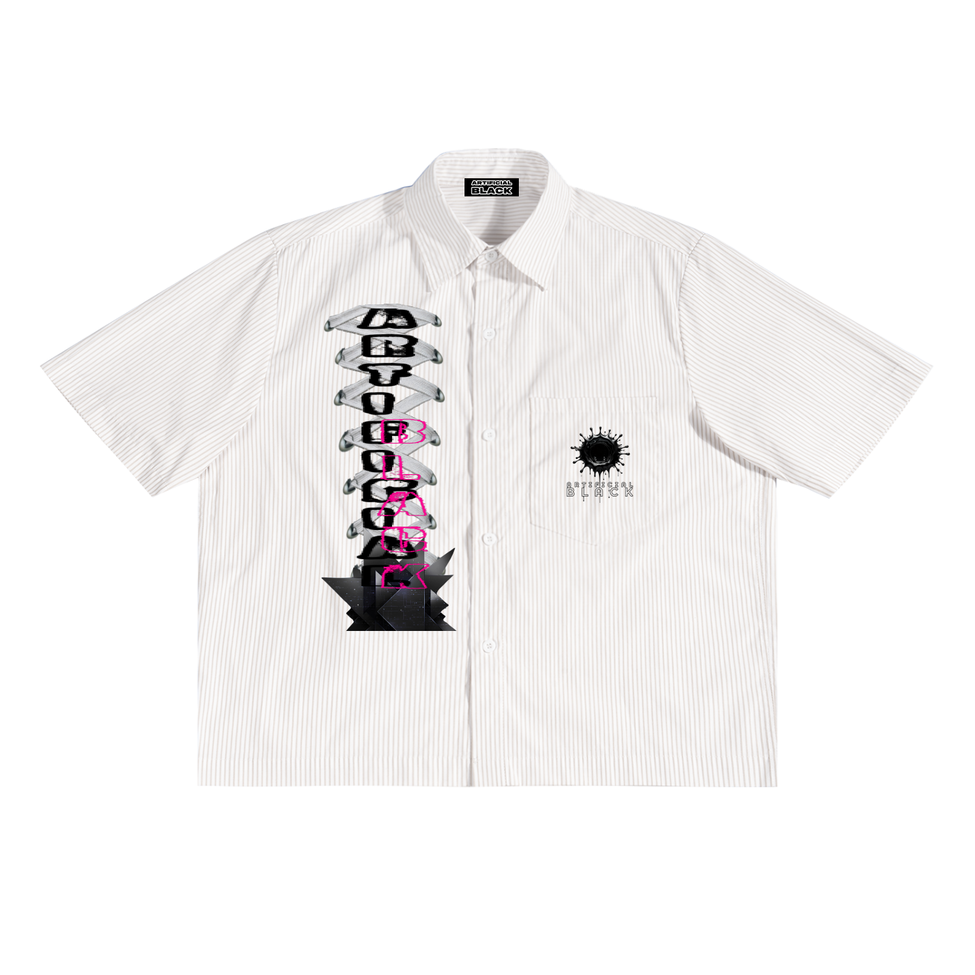 Veridion Stencil Oversized Painters Shirt