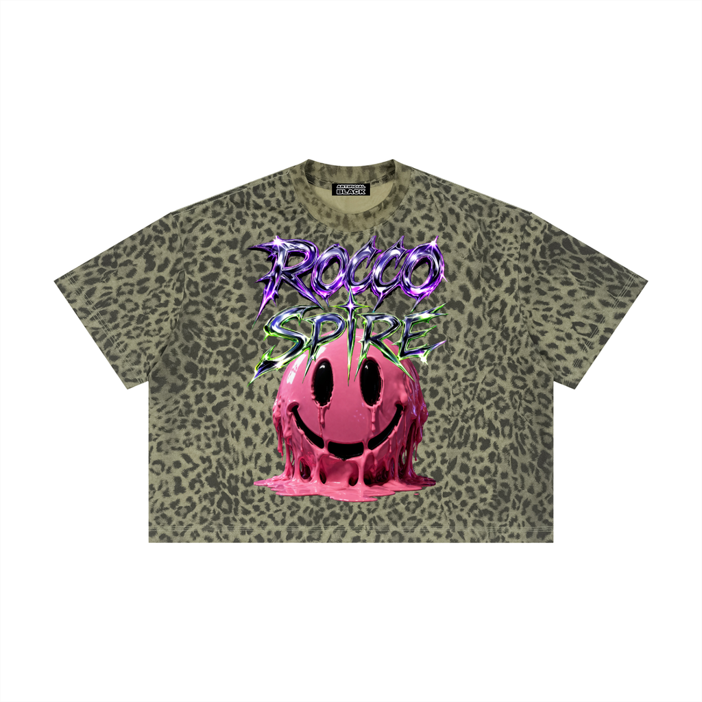 PINK PLASTIC Leopard Print SMILES