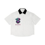 Neon Shadows Heart Veridion Contrast Collar Shirt