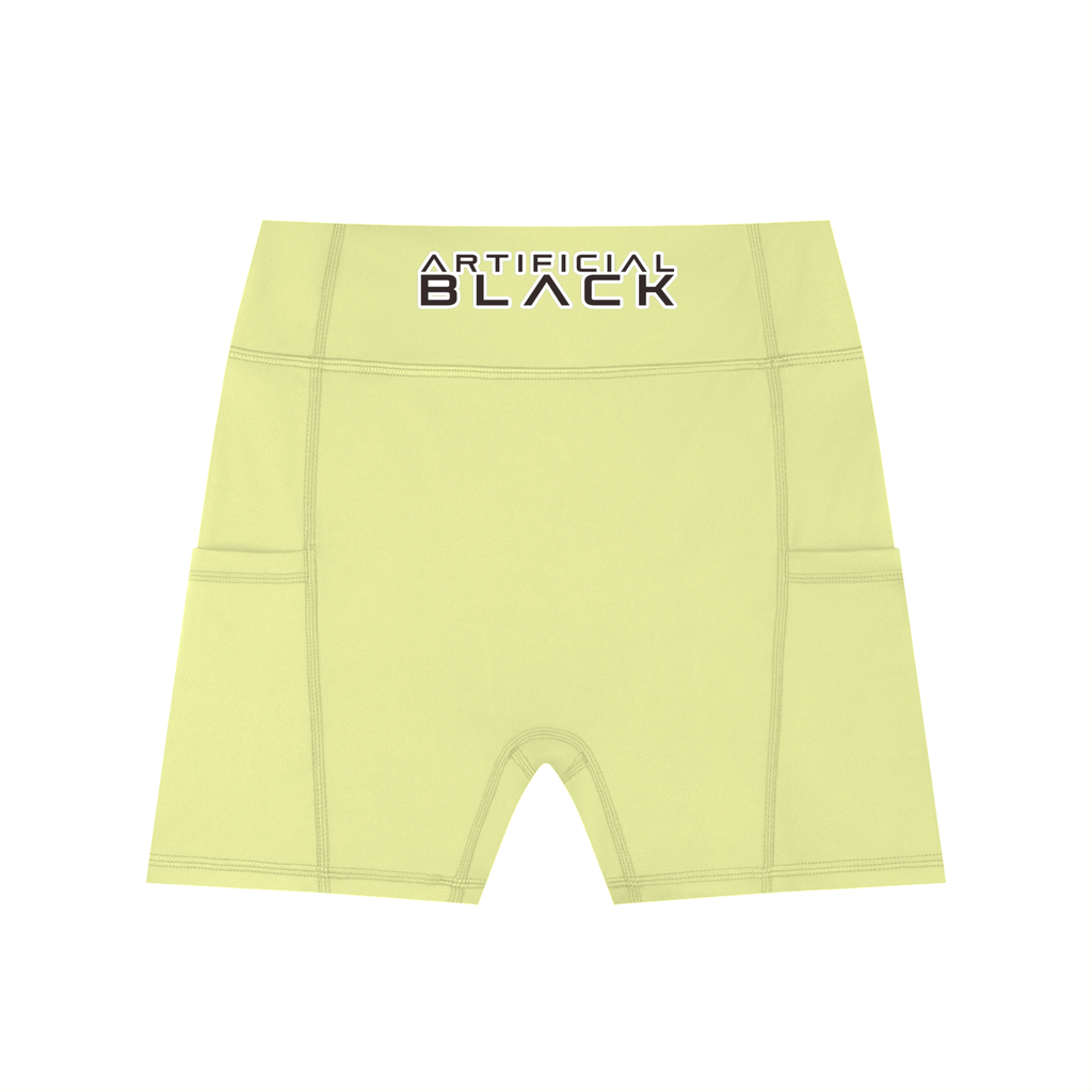Women's High-Waisted Pocket Biker Shorts