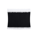 Women's Cropped Paneled Tube Top Diamonds and Lace