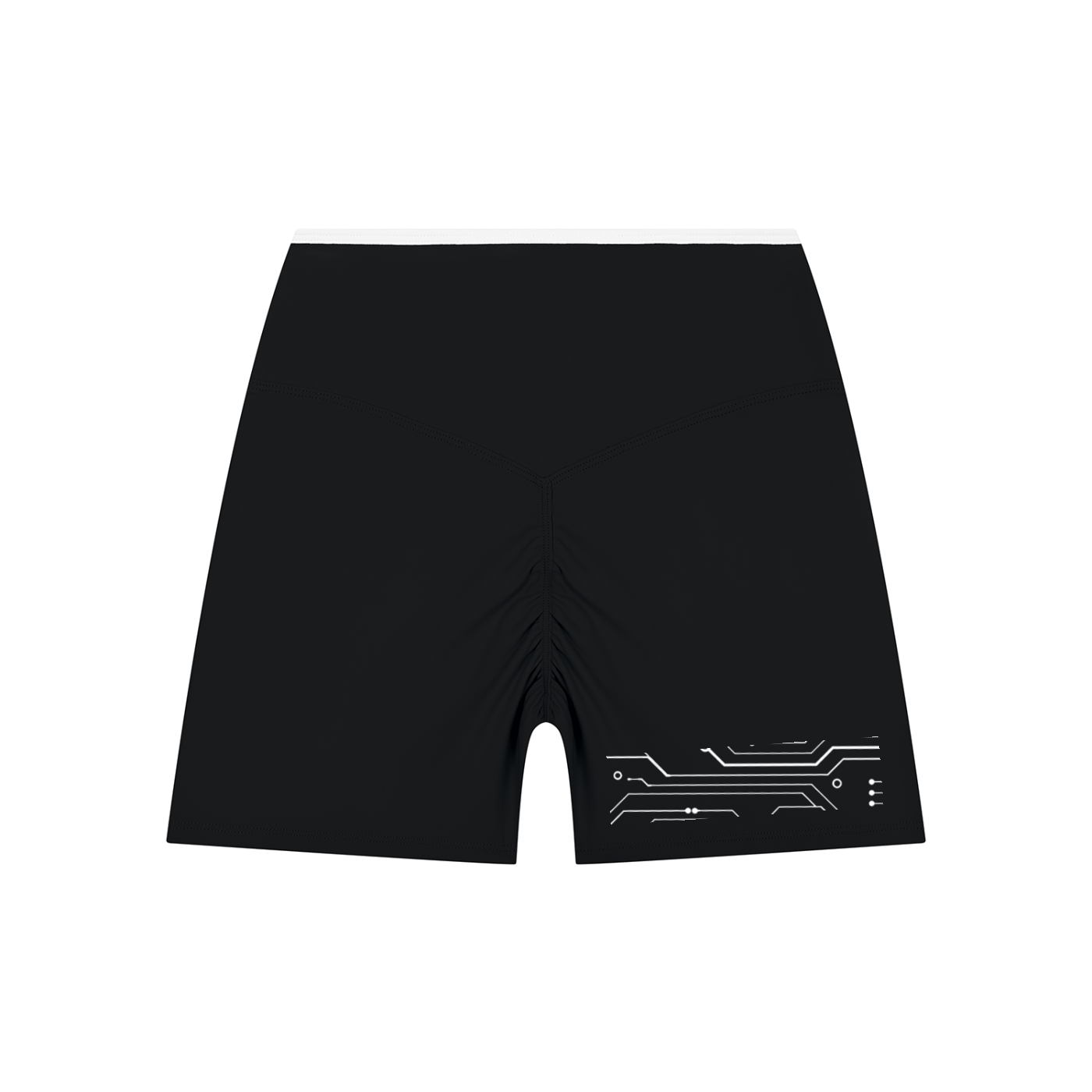 Women’s High Rise Color Block Yoga Shorts