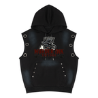 Murder Ink Tattoos Vintage Sleeveless Hoodie