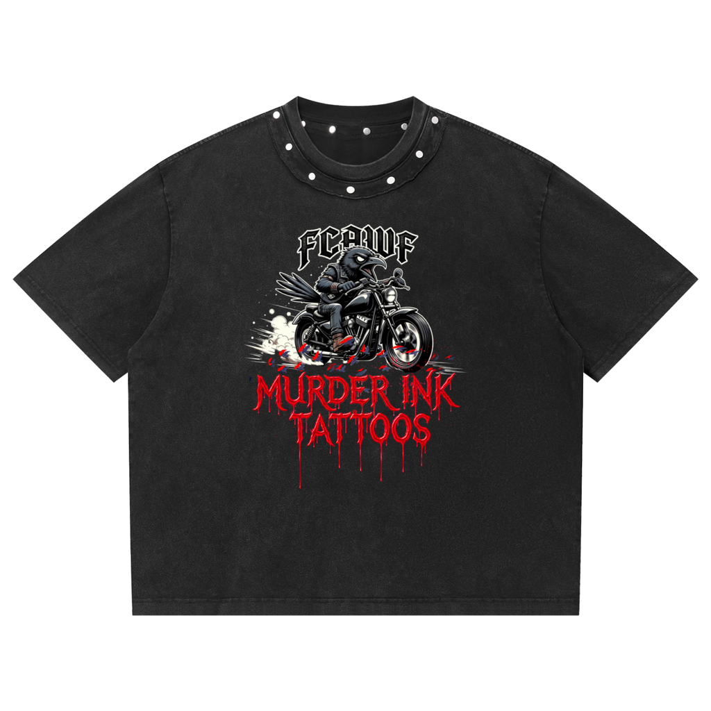 Murder Ink Studded T-Shirt