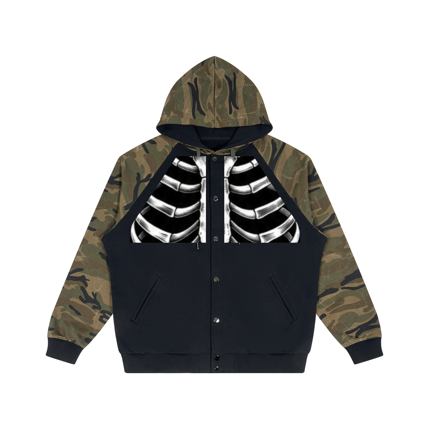 Unisex X-ray Camo Hoodie