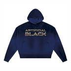 Unisex Artificially Embroidered Sunfade Distressed Hoodie