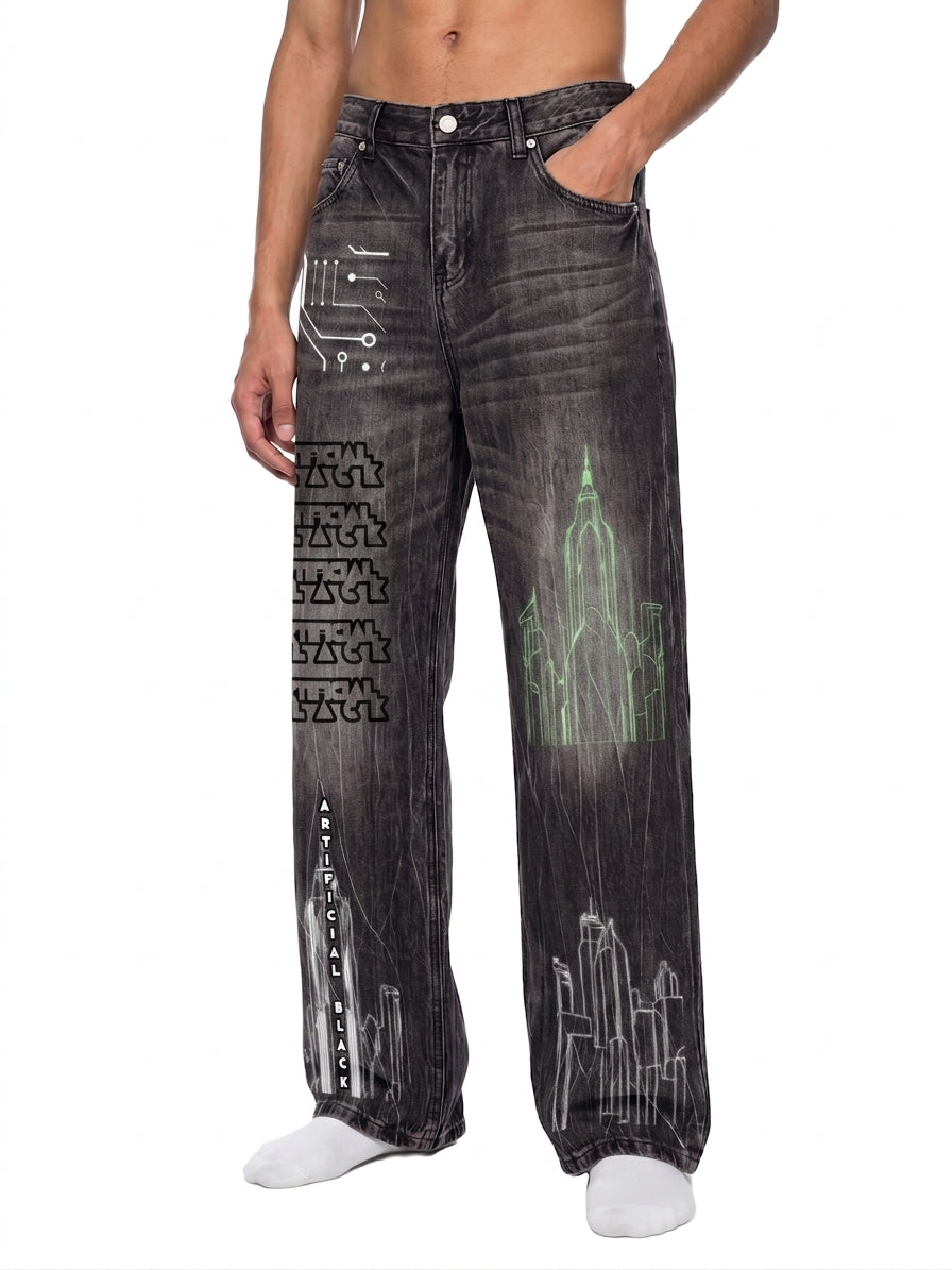 Men’s Future Vintage Veridion Wide Leg Jeans