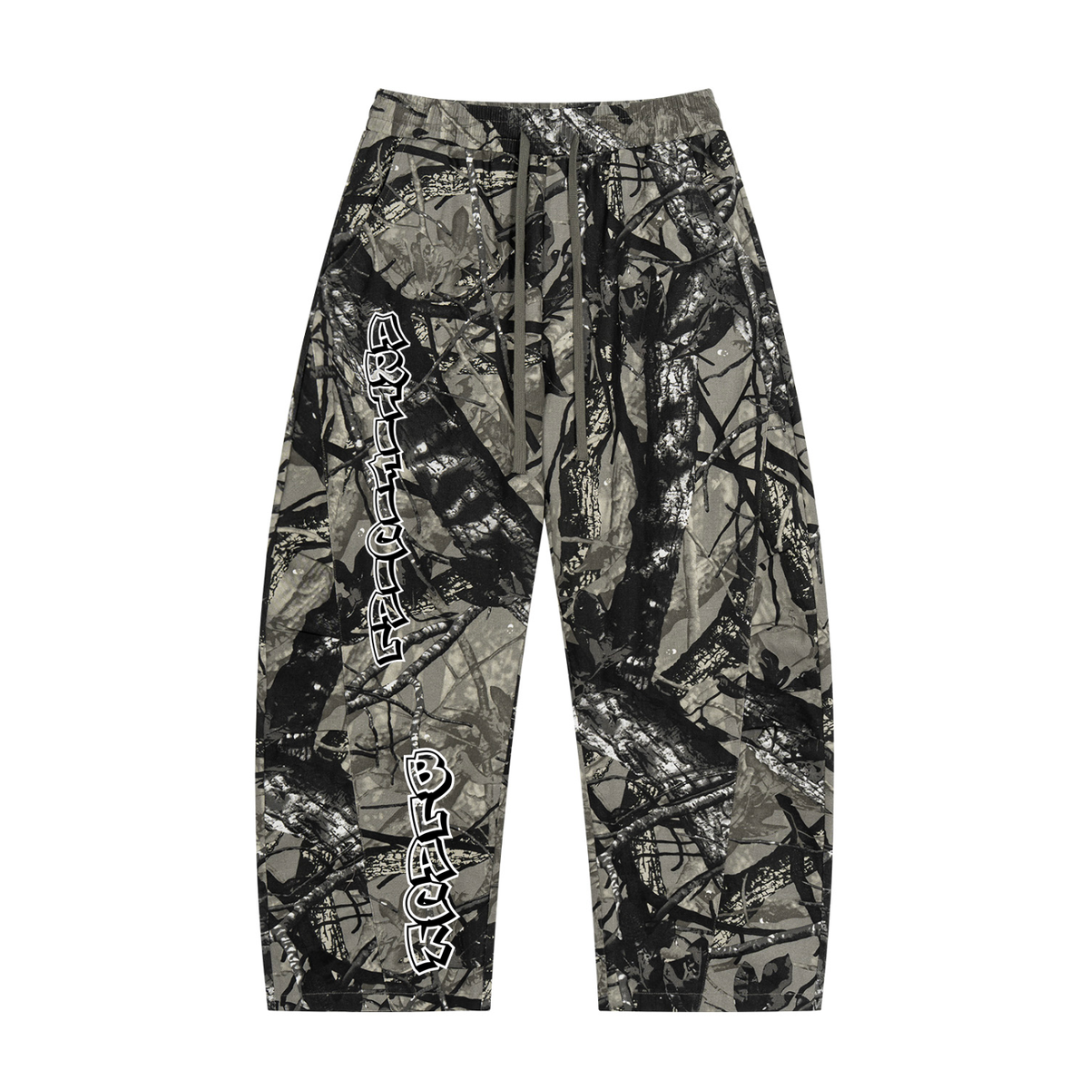 Unisex Tree Camo Barrel Leg Pants