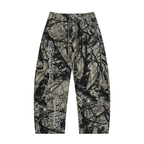 Unisex Tree Camo Barrel Leg Pants