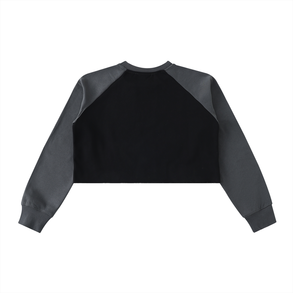 "Time Spiral Cropped Sweatshirt"