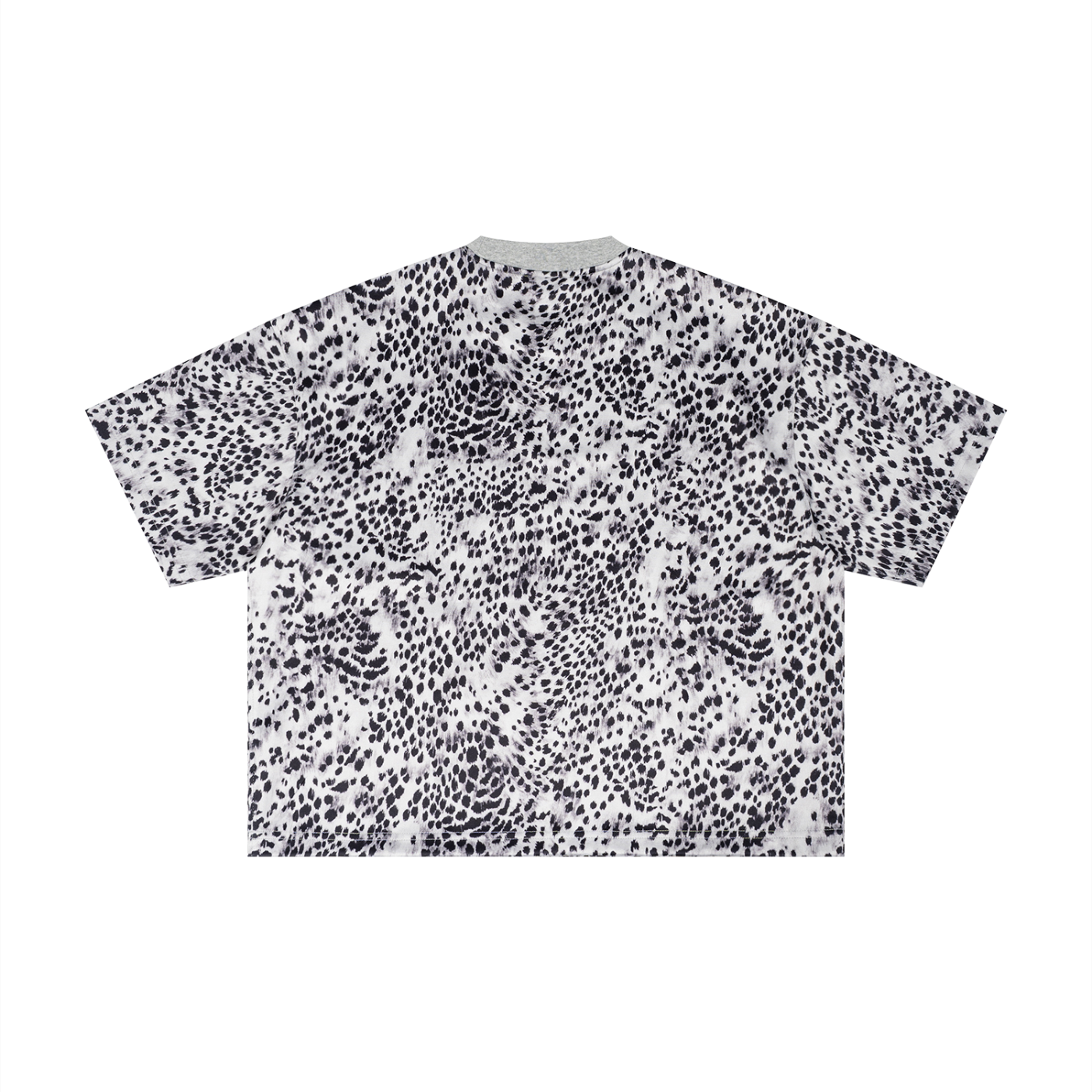 Artificial Experiments Leopard Print Boxy T
