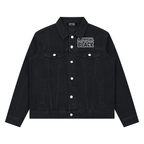 Unisex Vintage Wash Artificial Classic Digital Denim Jacket