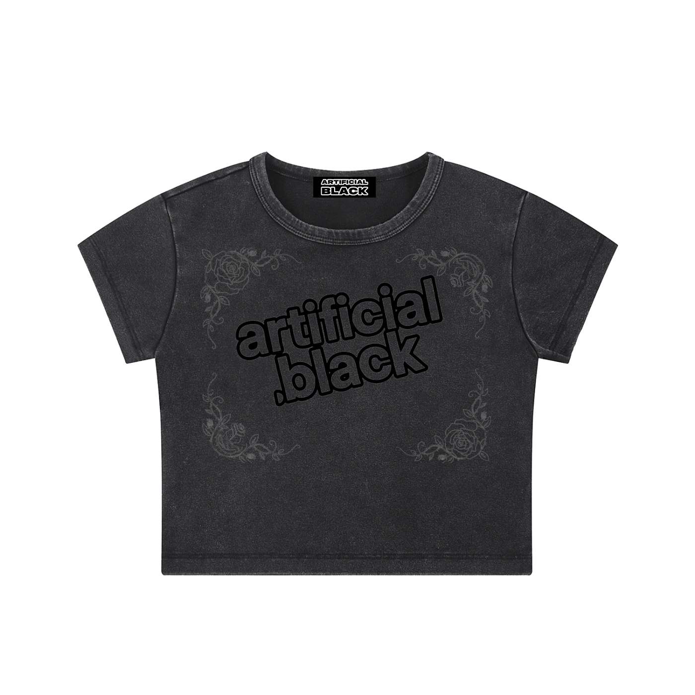 Snow Washed Crop Top