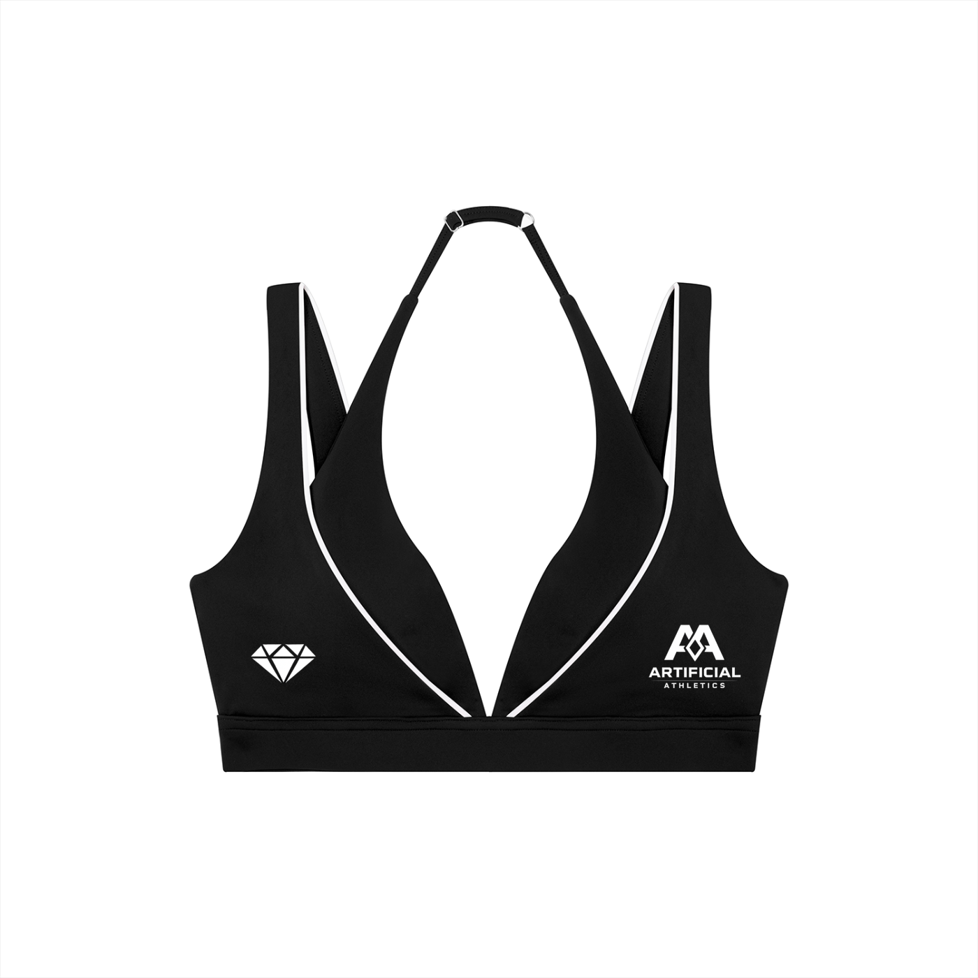Women’s Artificial Athletics Halter Neck Yoga Sports Bra