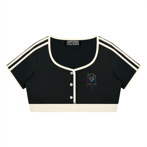 Women’s Color Block Crop T-Shirt