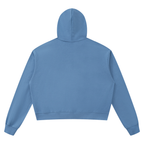 Unisex Boxy Raw Edge Hoodie