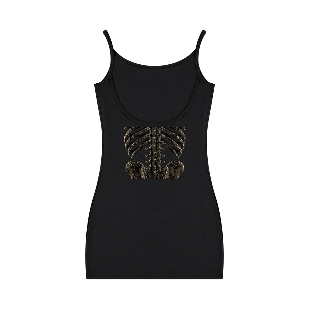Women's Digital Bones X-Ray Sleeveless Dress