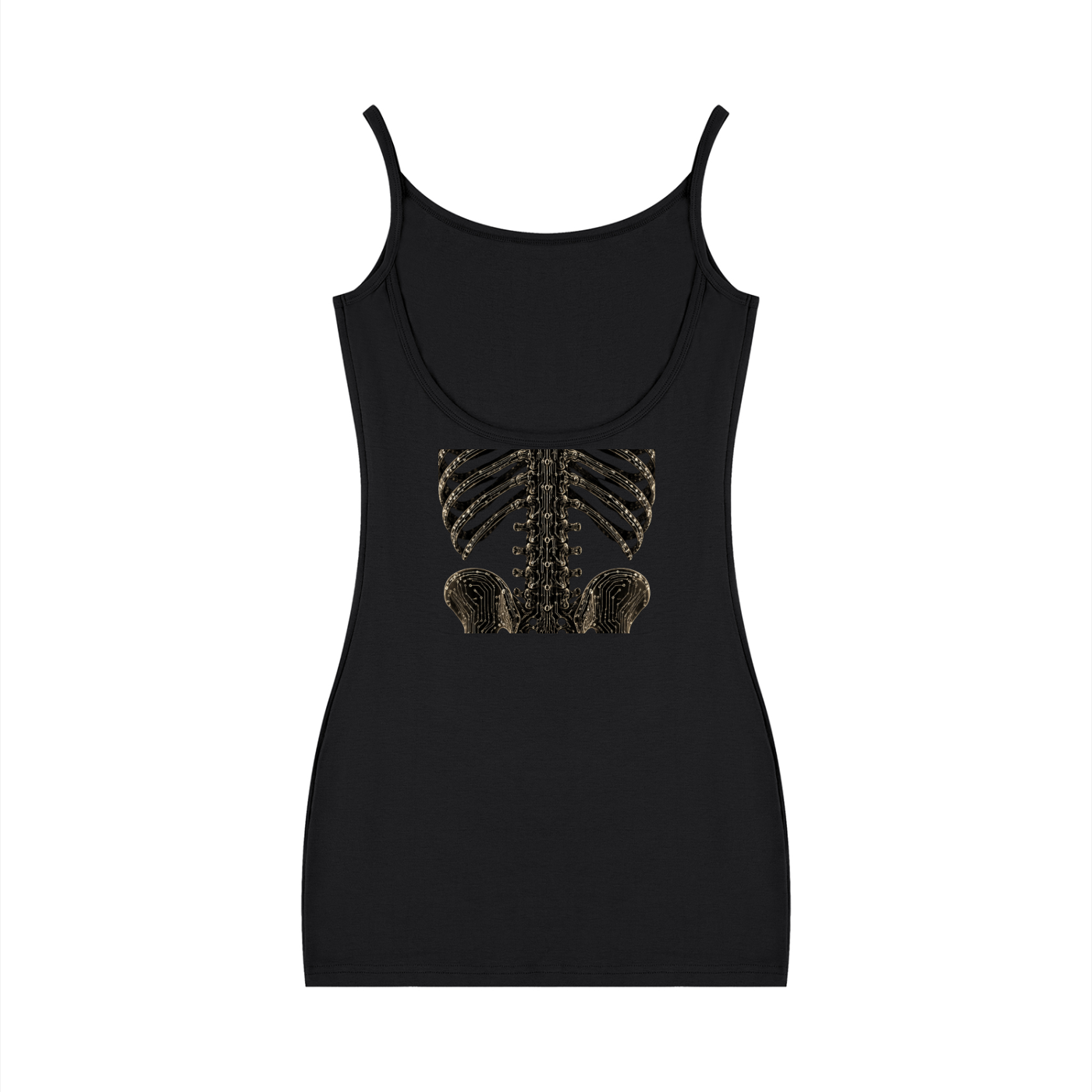 Women's Digital Bones X-Ray Sleeveless Dress