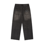 Vintage Wash Heavyweight Denim Jeans