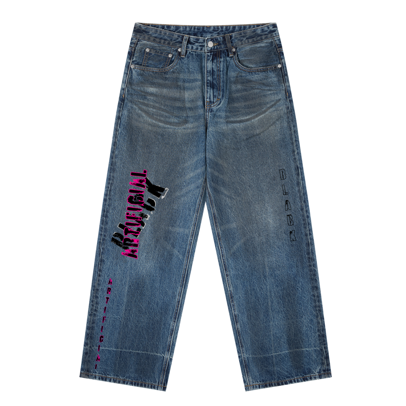 Filfy Wash Baggy Denim