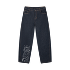 Men's Digitally Enhanced Barrel Leg Jeans