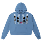 Unisex Boxy Raw Edge Hoodie