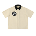 Unisex Color Block Short Sleeve Shirt