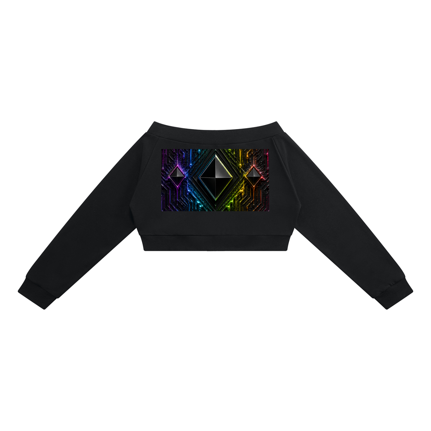 Women's Off-Shoulder Full Zip Hoodie