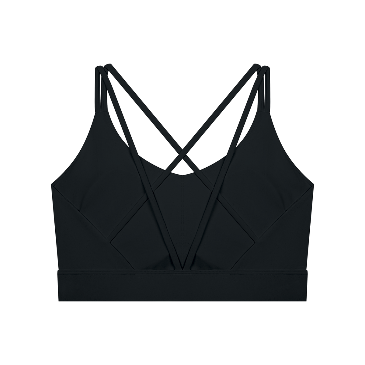 Women's Artificial Athletics Lycra Cropped Yoga Sport Bra