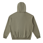 Drop-Shoulder Zip Up Hoodie