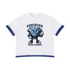 Unisex Boxy Color Block T-Shirt